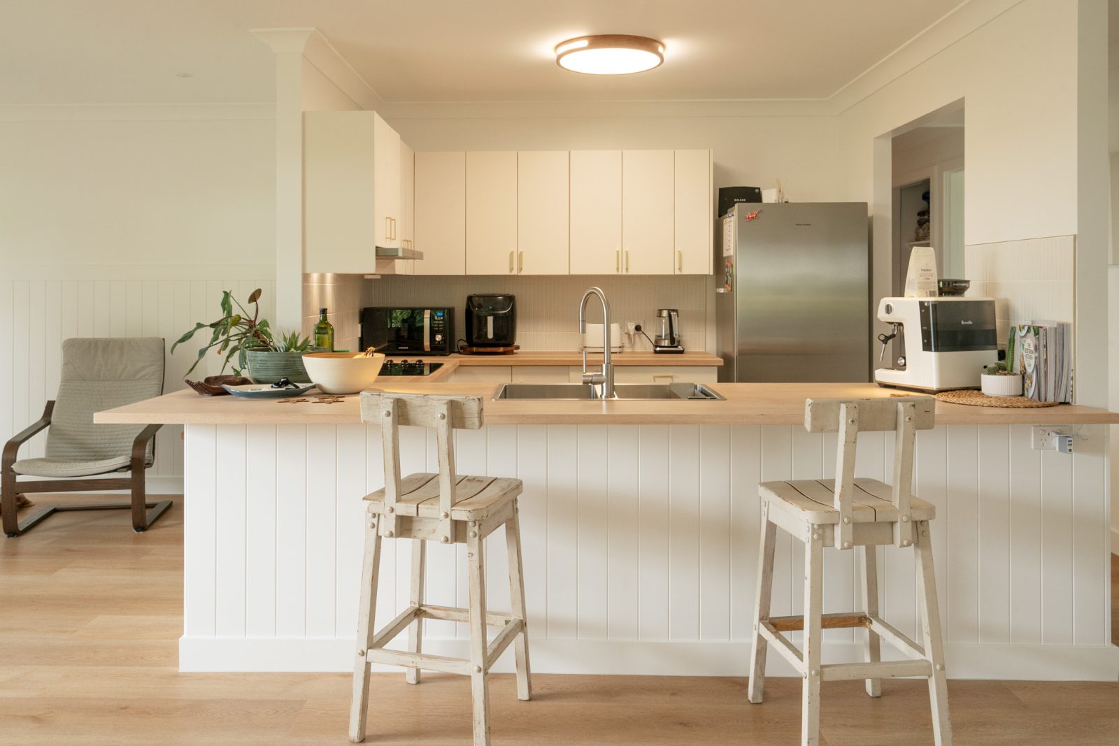 Kitchen & living transformation