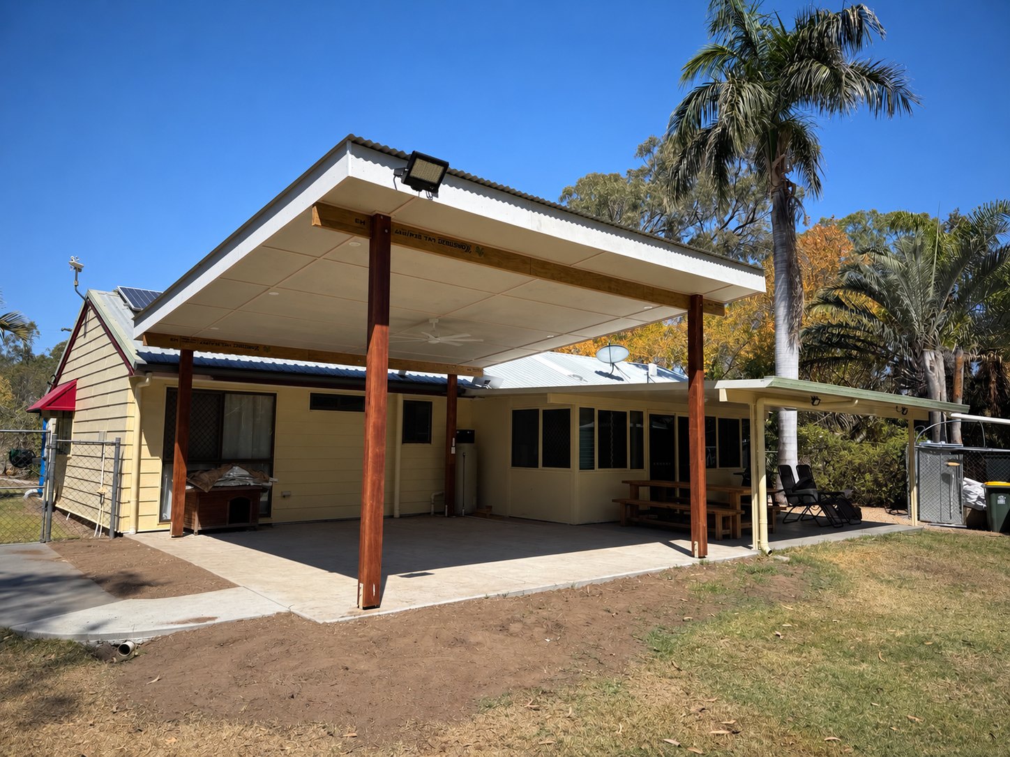Covered patio